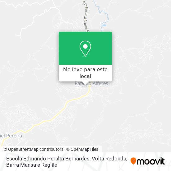 Escola Edmundo Peralta Bernardes mapa