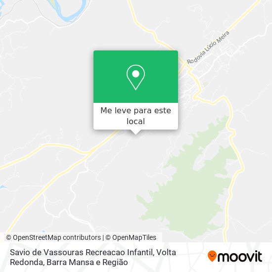 Savio de Vassouras Recreacao Infantil mapa