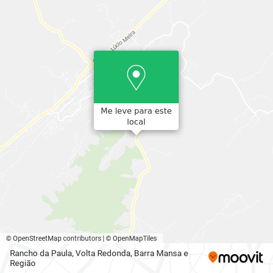Rancho da Paula mapa
