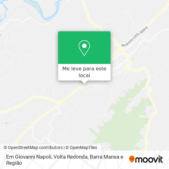 Em Giovanni Napoli mapa