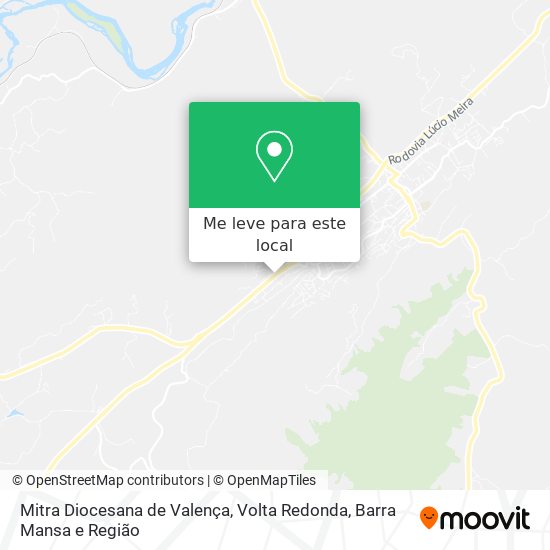 Mitra Diocesana de Valença mapa