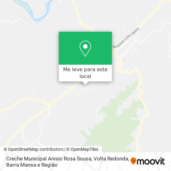 Creche Municipal Anisio Rosa Sousa mapa
