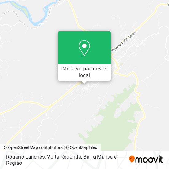 Rogério Lanches mapa