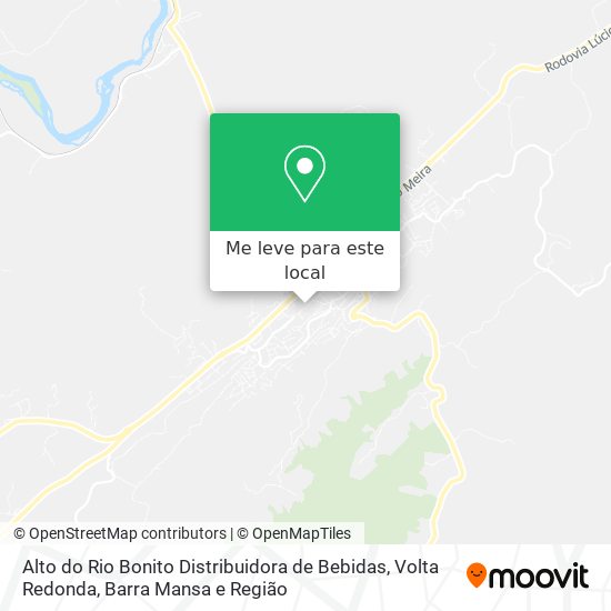 Alto do Rio Bonito Distribuidora de Bebidas mapa