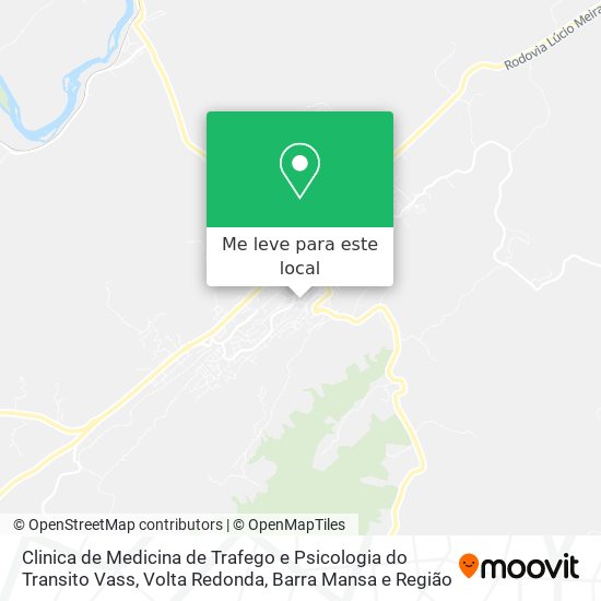 Clinica de Medicina de Trafego e Psicologia do Transito Vass mapa