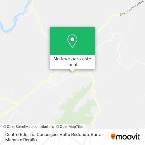 Centro Edu. Tia Conceição mapa