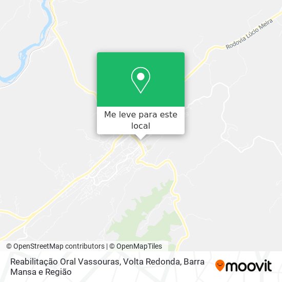 Reabilitação Oral Vassouras mapa