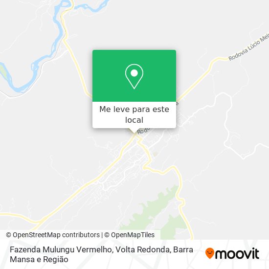 Fazenda Mulungu Vermelho mapa
