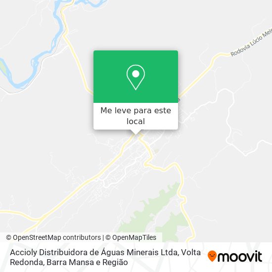 Accioly Distribuidora de Águas Minerais Ltda mapa