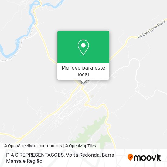 P A S REPRESENTACOES mapa