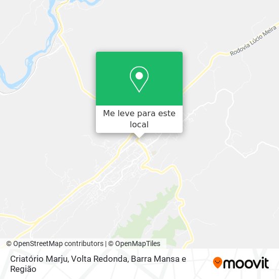 Criatório Marju mapa