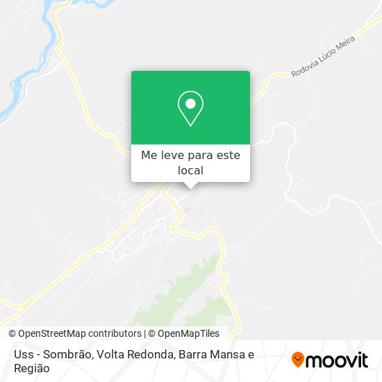 Uss - Sombrão mapa