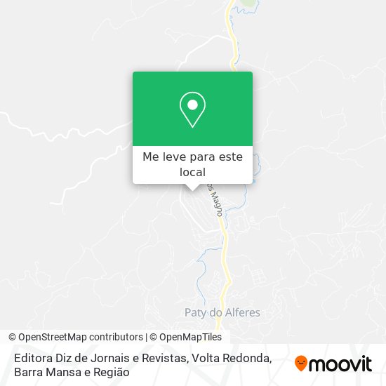 Editora Diz de Jornais e Revistas mapa