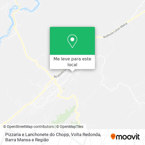 Pizzaria e Lanchonete do Chopp mapa