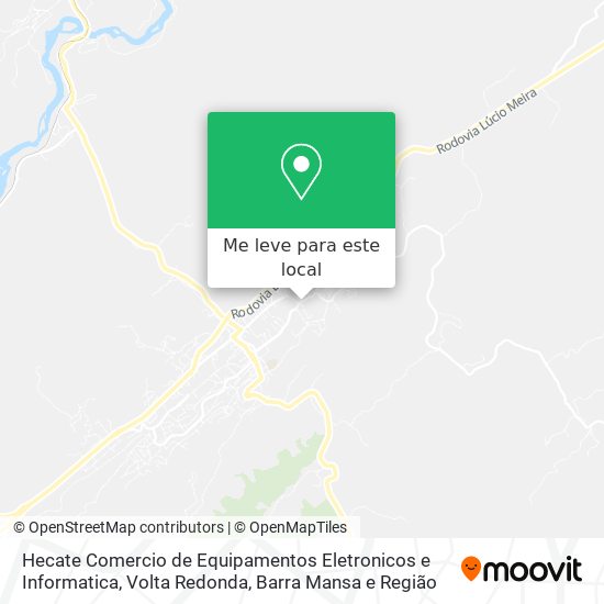 Hecate Comercio de Equipamentos Eletronicos e Informatica mapa
