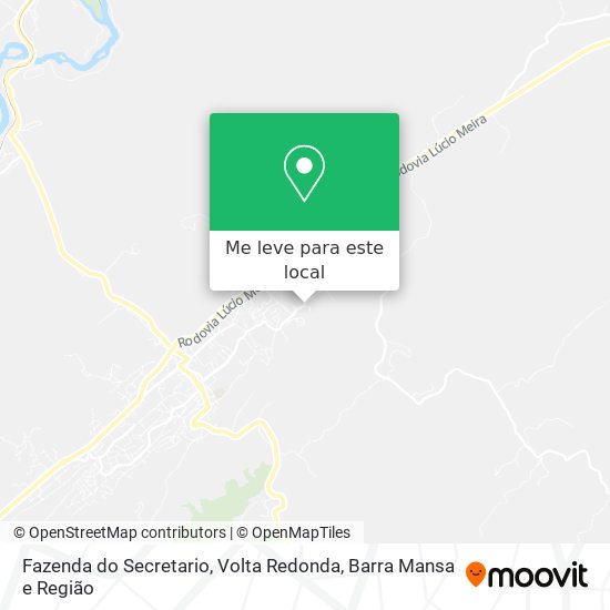 Fazenda do Secretario mapa