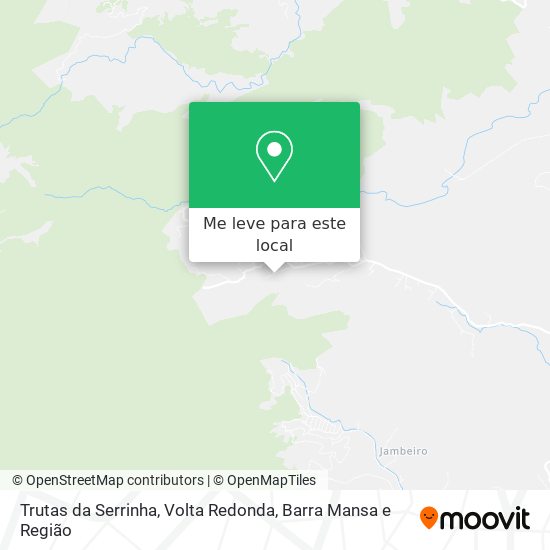 Trutas da Serrinha mapa