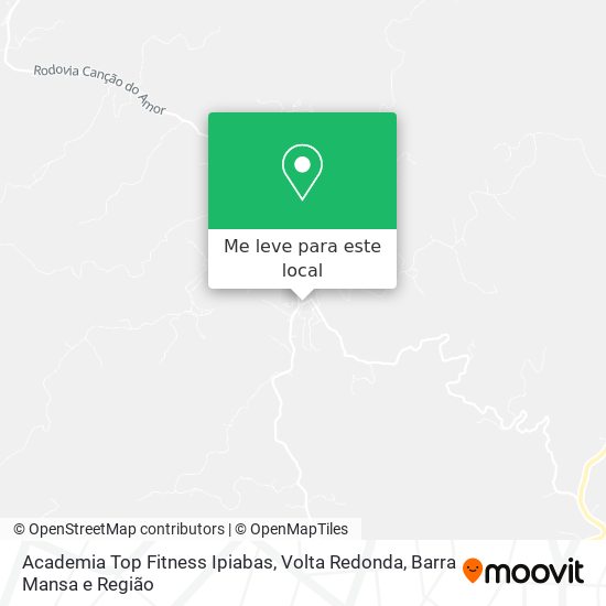 Academia Top Fitness Ipiabas mapa