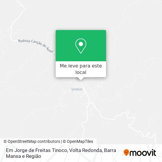 Em Jorge de Freitas Tinoco mapa