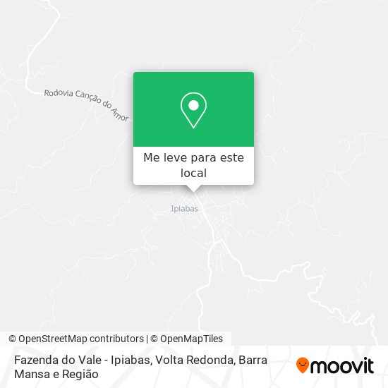 Fazenda do Vale - Ipiabas mapa