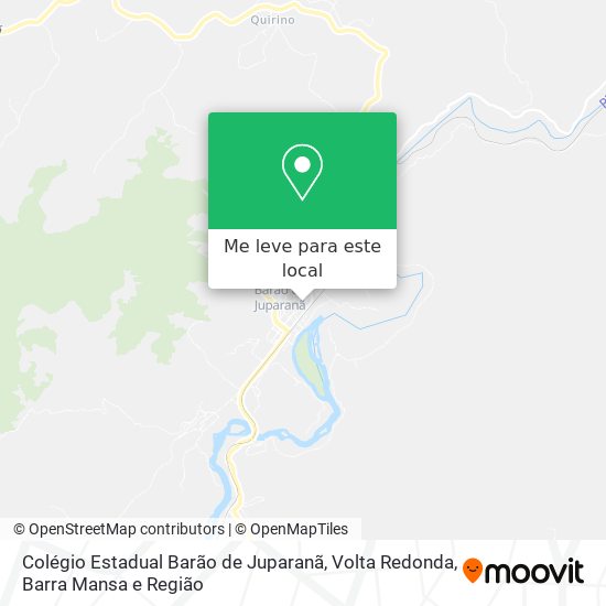 Colégio Estadual Barão de Juparanã mapa