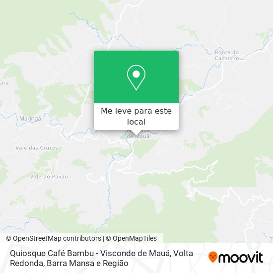 Quiosque Café Bambu - Visconde de Mauá mapa