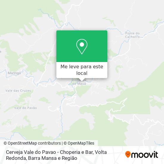 Cerveja Vale do Pavao - Choperia e Bar mapa