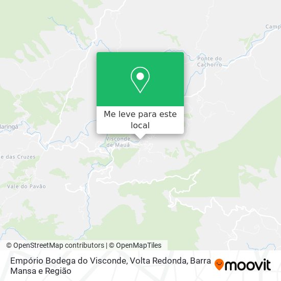 Empório Bodega do Visconde mapa