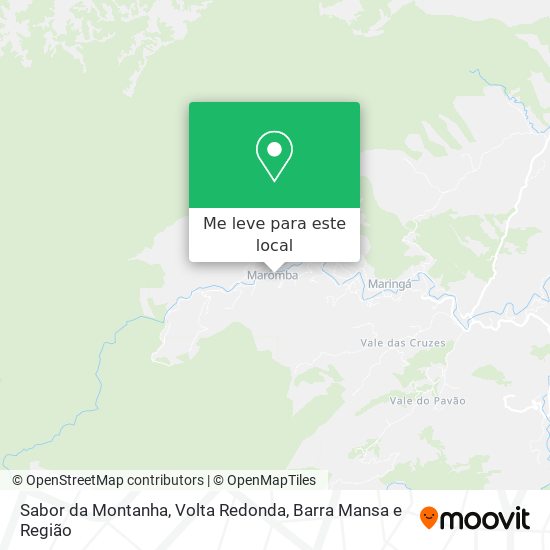 Sabor da Montanha mapa
