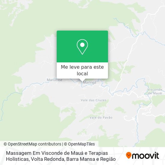 Massagem Em Visconde de Mauá e Terapias Holísticas mapa