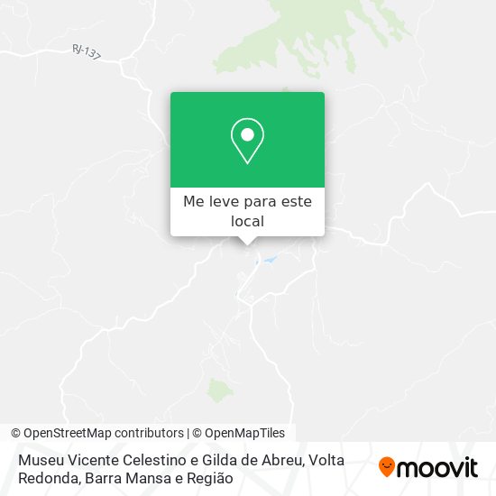 Museu Vicente Celestino e Gilda de Abreu mapa