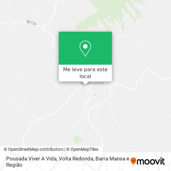 Pousada Viver A Vida mapa