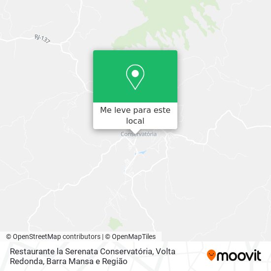 Restaurante la Serenata Conservatória mapa