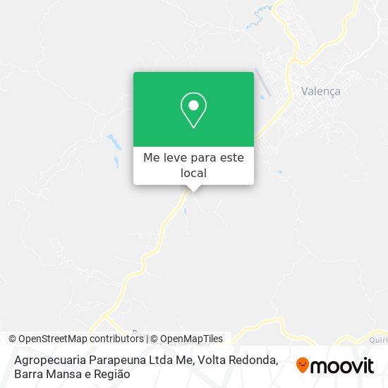 Agropecuaria Parapeuna Ltda Me mapa