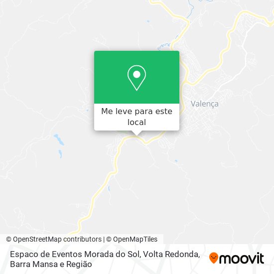 Espaco de Eventos Morada do Sol mapa