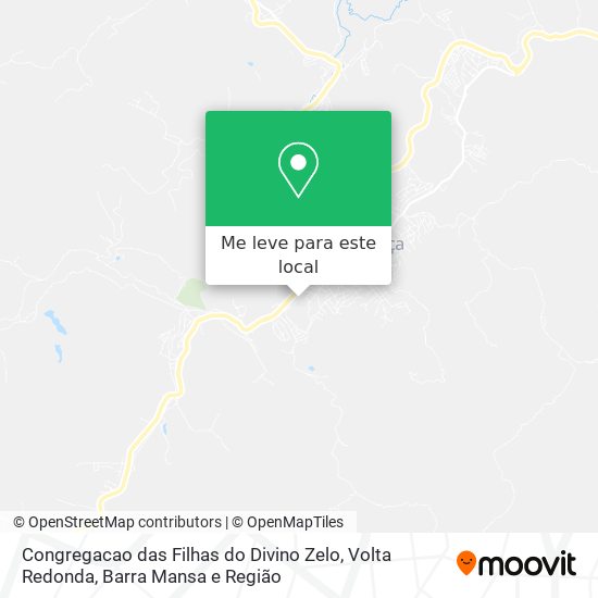 Congregacao das Filhas do Divino Zelo mapa