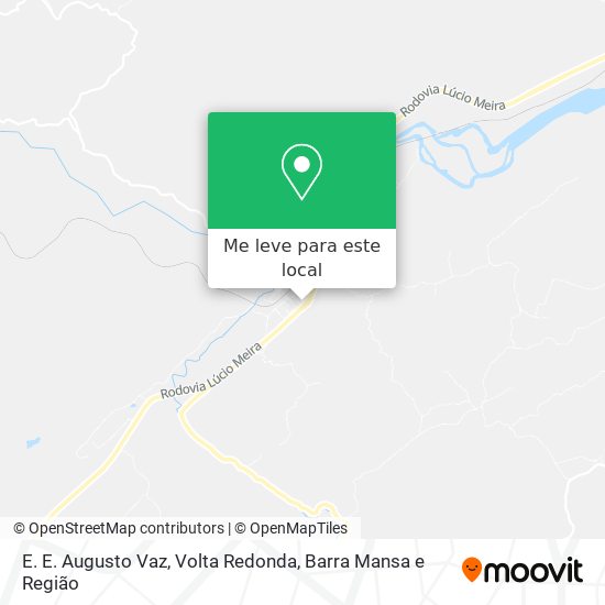 E. E. Augusto Vaz mapa