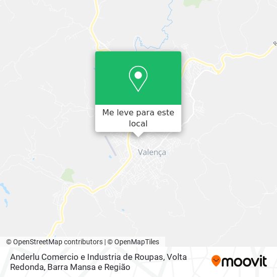 Anderlu Comercio e Industria de Roupas mapa