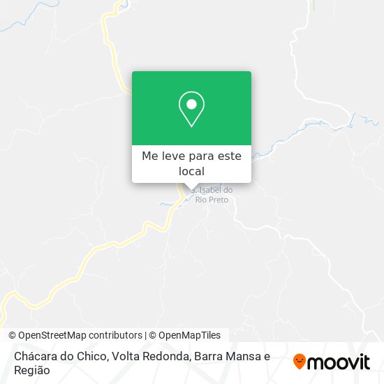 Chácara do Chico mapa