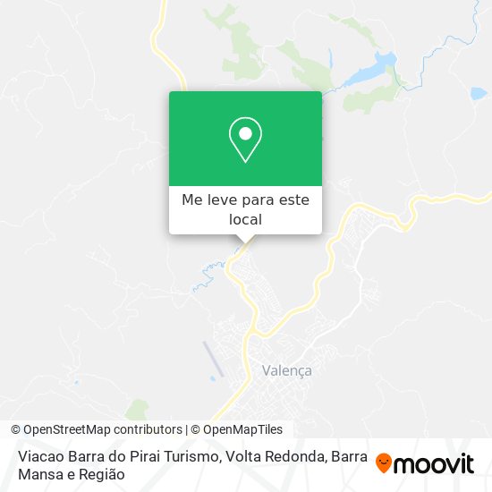 Viacao Barra do Pirai Turismo mapa