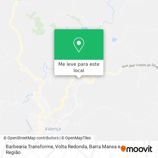 Barbearia Transforme mapa