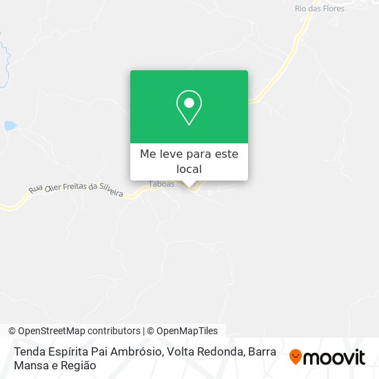 Tenda Espírita Pai Ambrósio mapa