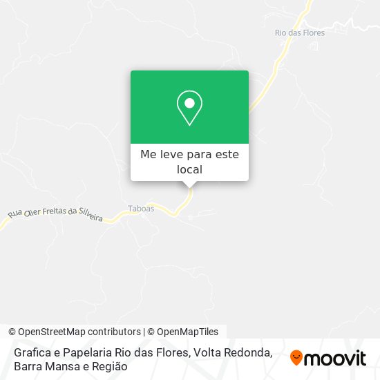 Grafica e Papelaria Rio das Flores mapa