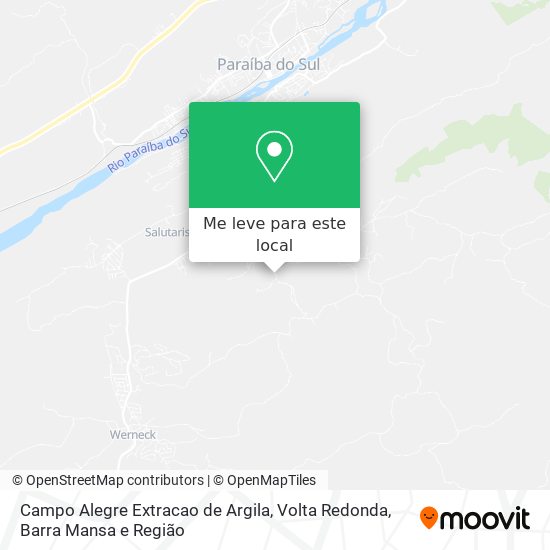 Campo Alegre Extracao de Argila mapa