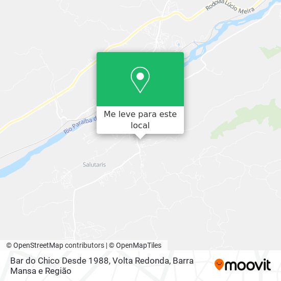 Bar do Chico Desde 1988 mapa