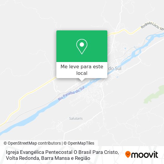 Igreja Evangélica Pentecostal O Brasil Para Cristo mapa