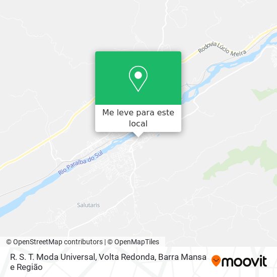 R. S. T. Moda Universal mapa