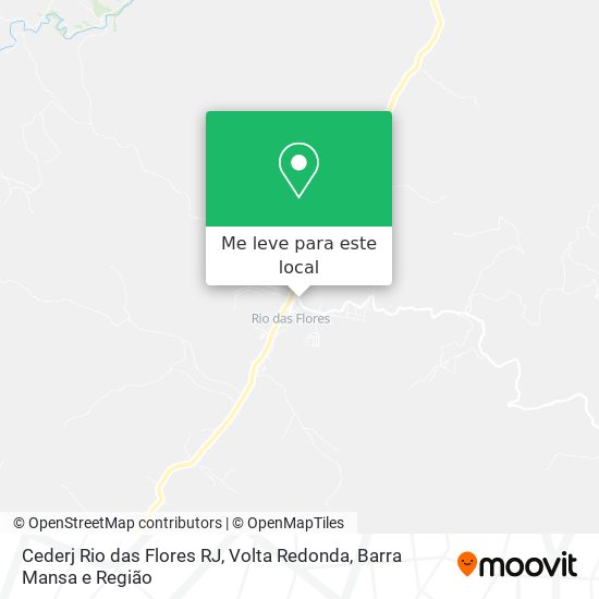 Cederj Rio das Flores RJ mapa