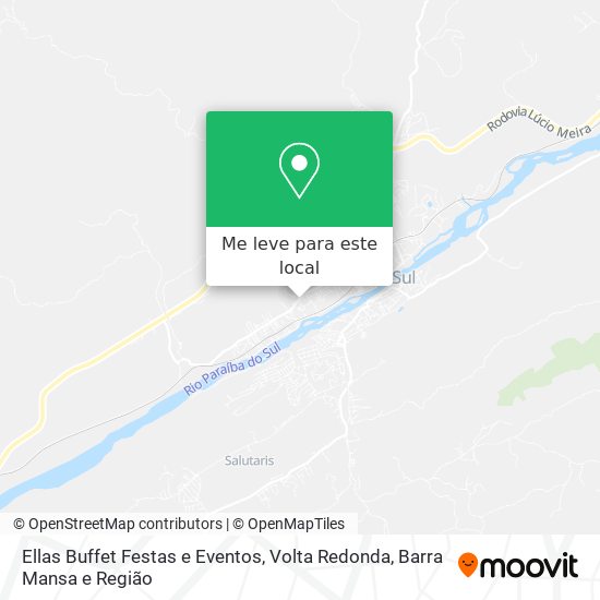 Ellas Buffet Festas e Eventos mapa