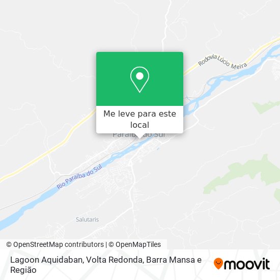 Lagoon Aquidaban mapa